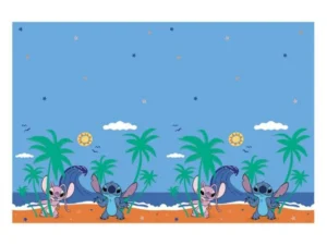 Obrus plastikowy Stitch i Angel 120x180 cm