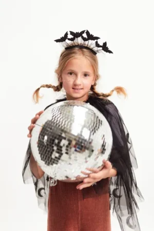 Opaska Nietoperze 22x23cm czarny