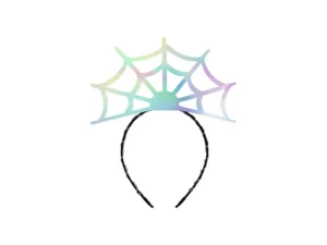 Opaska Pajęczyna 21x23 cm holograficzny