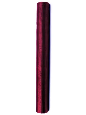 Organza Gładka bordo 0.36 x 9 m