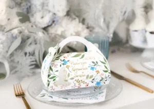 Ozdobne pudełka na ciasto mix 16x15x8cm