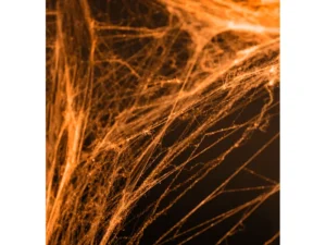 Pajęczyna Halloween pomarańczowa 60g