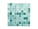 Panel cekinowy kwadraty blady turkus, 30x30 cm