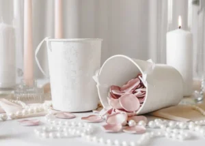 Płatki róż w woreczku różowe (1 op. : 100 szt.)