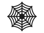 Podkładki pod talerze Pajęczyny czarny 27.5cm