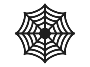 Podkładki pod talerze Pajęczyny czarny 27.5cm