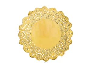 Podkładki pod talerze złote średnica ok. 35.5cm