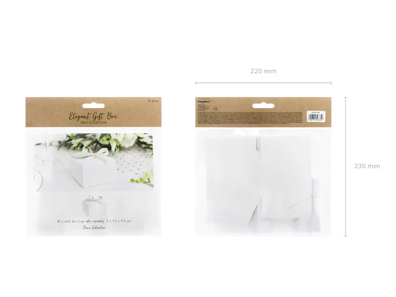 Pudełeczka Chmurka białe, 8x7.5x4.5cm