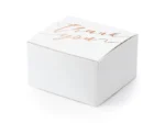Pudełeczka Thank you białe 6x3.5x5.5 cm