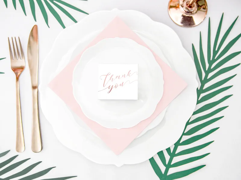 Pudełeczka Thank you białe, 6x3.5x5.5cm