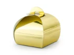 Pudełeczka złoty 6x6x5.5cm