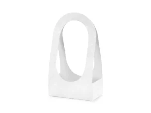 Pudełko na kwiaty flowerbox 21.6 x 11.7 x 38.5 cm białe