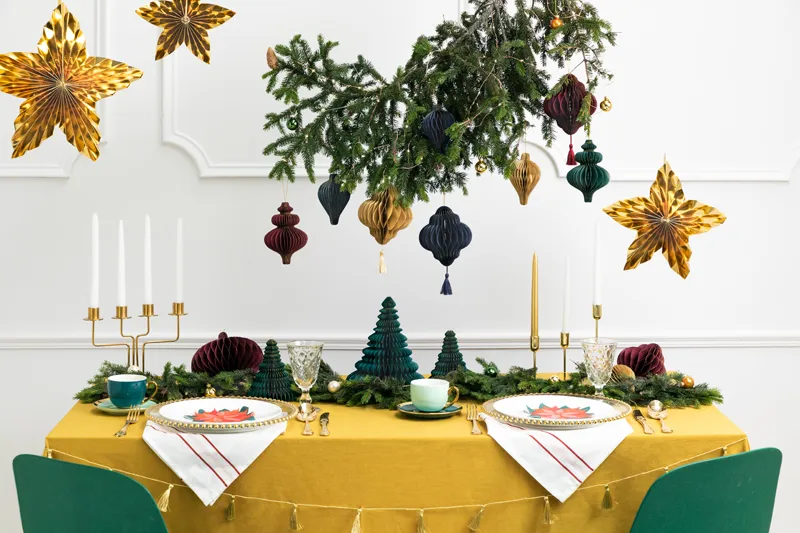 Rozety dekoracyjne Gwiazdy złote