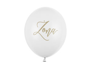 Balony 30cm Żona Pastel Pure White
