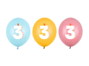 Balony 30 cm 3 mix
