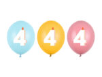 Balony 30 cm 4 mix