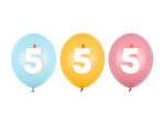 Balony 30 cm 5 mix
