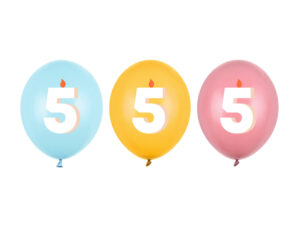 Balony 30 cm 5 mix