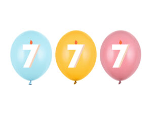 Balony 30 cm 7 mix