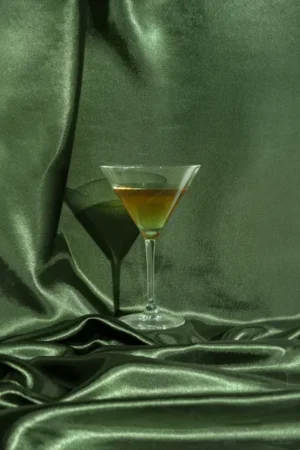 Satyna gładka butelkowa zieleń 0.36 x 9m