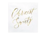 Serwetki Chrzest Święty biały 33x33cm