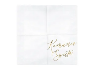 Serwetki Komunia Święta biały 33x33 cm