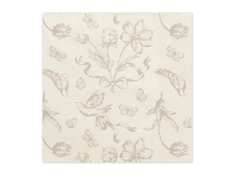 Serwetki Kwiaty 33x33 cm (1 op. : 12 szt.)