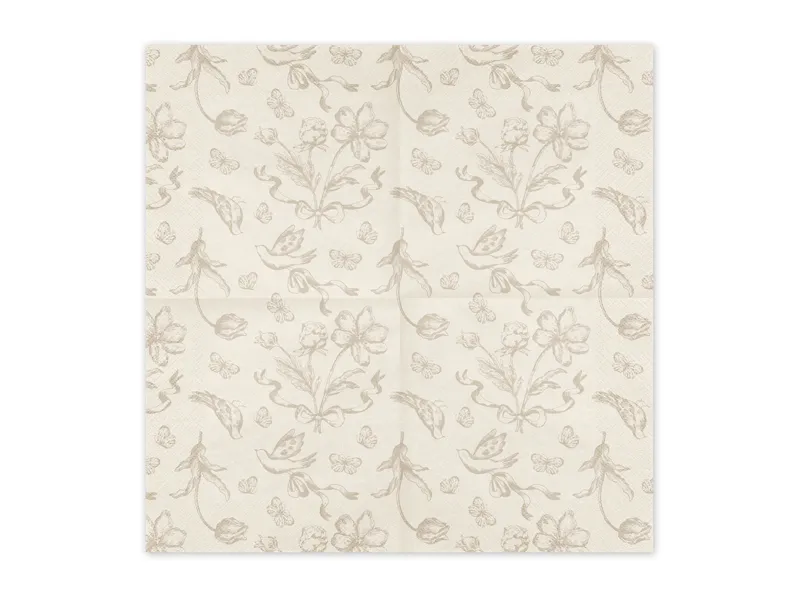 Serwetki Kwiaty 33x33 cm mix (1 op. : 12 szt.)