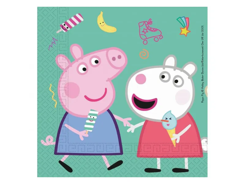 Serwetki Świnka Peppa 33x33 cm