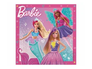 Serwetki papierowe Barbie Fantasy Mattel 33x33 cm