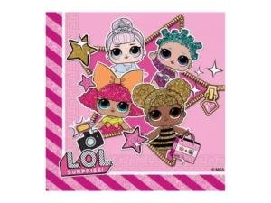 Serwetki papierowe LOL Gliteratti Metalic 33x33 cm