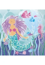 Serwetki urodzinowe Syrenka 33x33 cm