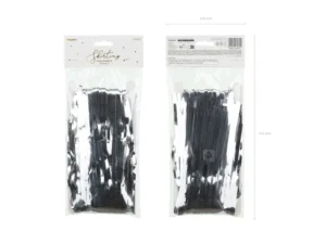 Skirting foliowy z frędzlami srebrny 300x80cm