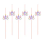 Słomki Jednorożec 6szt.