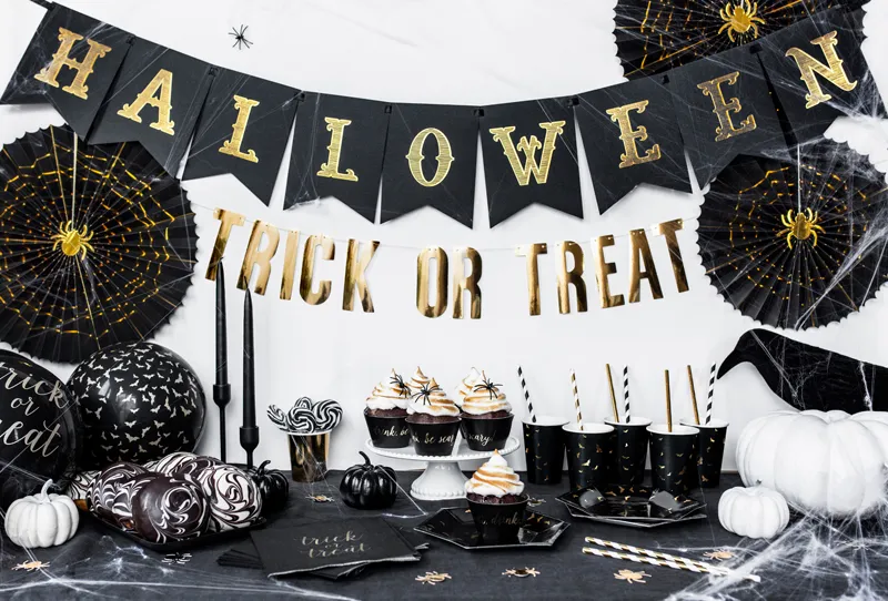 Słomki papierowe czarne 19.5cm