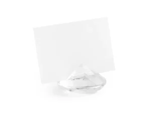 Stojak na wizytówki bezbarwny 40mm