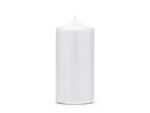 Świeca klubowa matowa biały 12 x 6cm