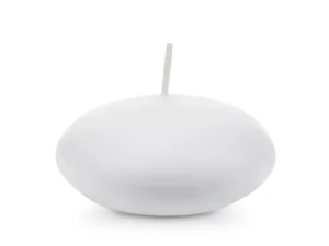 Świeca pływająca matowa biały 8 cm