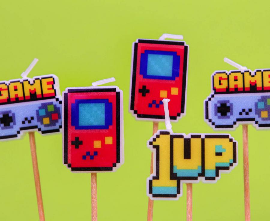 Świeczki Pikery Game On 6cm