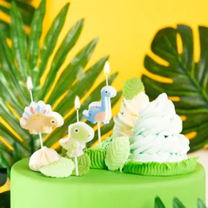 Świeczki urodzinowe Dinozaury 3 szt