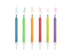 Świeczki urodzinowe, Kolorowe Płomienie mix