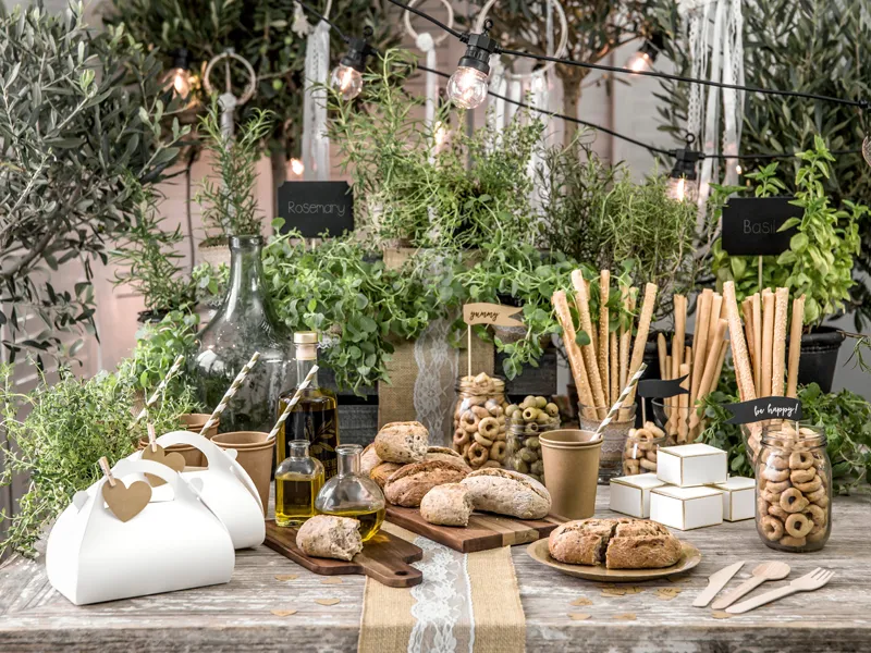 Szarfa na krzesło, juta 15x275cm