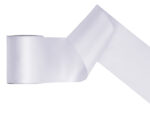Tasiemka satynowa biały 100mm/25m