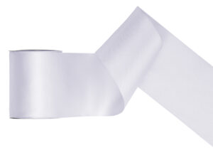 Tasiemka satynowa biały 100mm/25m