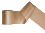 Tasiemka satynowa jasne złoto 100mm/25m