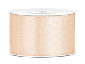 Tasiemka satynowa kremowy 38mm/25m (1 szt. / 25 mb.)