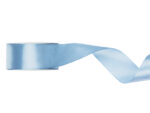 Tasiemka satynowa jasny mglisty niebieski 38mm/25m