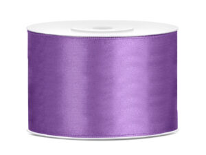 Tasiemka satynowa lawenda 50mm/25m