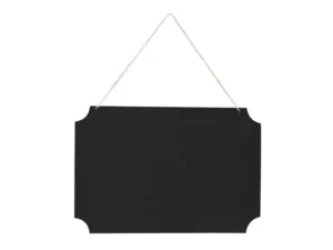 Tabliczka wisząca do napisów czarna