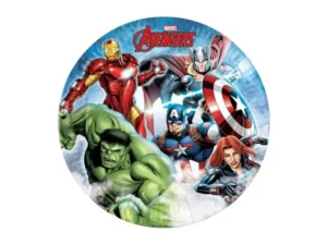 Talerzyki papierowe Avengers Infinity Stones 23 cm